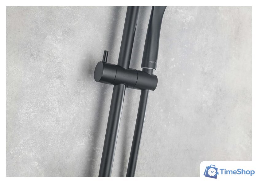 Душевая система  Aquatek Вега AQ1075MB (черный матовый) - Изображение №11 — Интернет-магазин Time-Shop