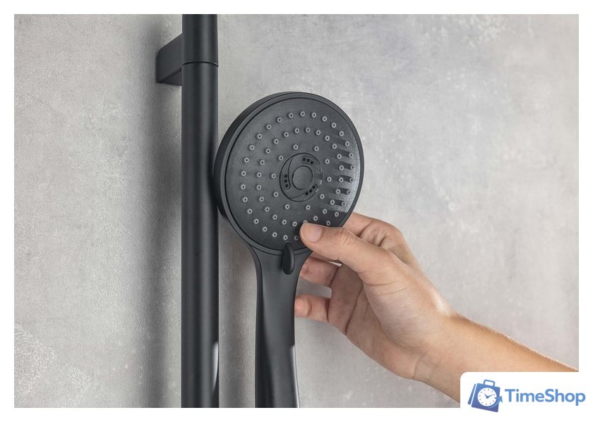 Душевая система  Aquatek Вега AQ1075MB (черный матовый) - Изображение №15 — Интернет-магазин Time-Shop