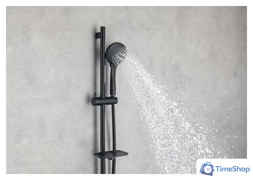 Душевая система  Aquatek Вега AQ1075MB (черный матовый) - Изображение №7 — Интернет-магазин Time-Shop