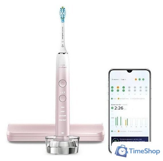 Электрическая зубная щетка Philips Sonicare DiamondClean Series 9000 HX9911/84 - Изображение №1 — Интернет-магазин Time-Shop