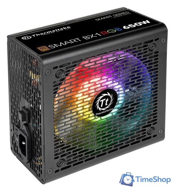 Блок питания Thermaltake Smart BX1 RGB 650W SP-650AH2NKB-2 - Изображение №1 — Интернет-магазин Time-Shop