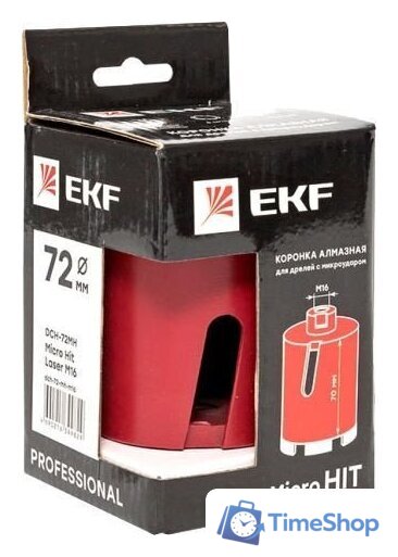 Коронка EKF dch-72-mh-m16 - Изображение №5 — Интернет-магазин Time-Shop