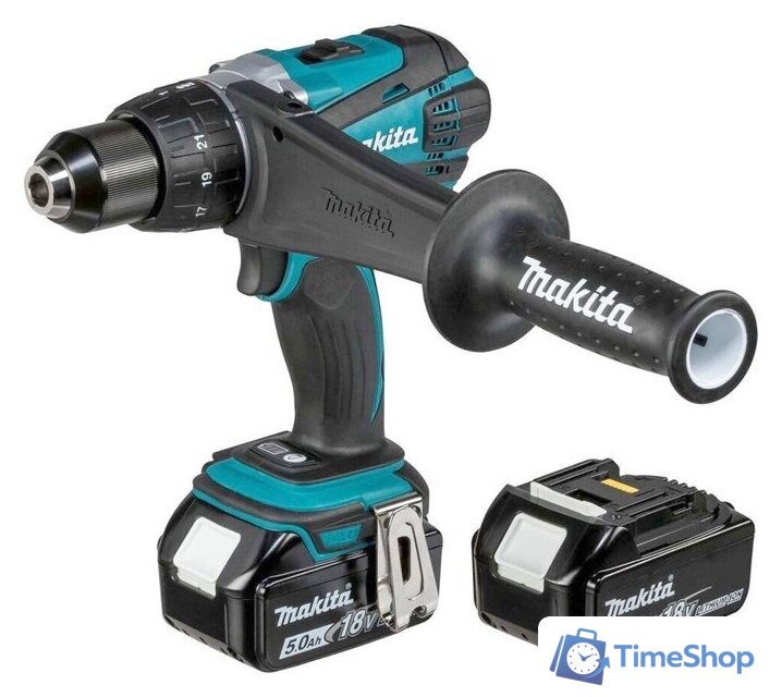 Дрель-шуруповерт Makita DDF458RTJ (с 2-мя АКБ, кейс) - Изображение №3 — Интернет-магазин Time-Shop