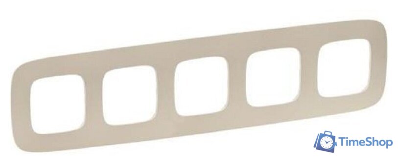 Рамка Legrand Valena Allure 754385 (тиснение, бежевый) - Изображение №1 — Интернет-магазин Time-Shop