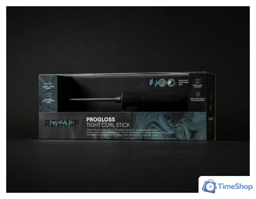 Круглая  плойка Revamp Progloss Tight Curl Stick TO-1100 - Изображение №6 — Интернет-магазин Time-Shop