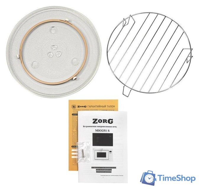 Микроволновая печь ZorG MIO251 S (белый) - Изображение №5 — Интернет-магазин Time-Shop