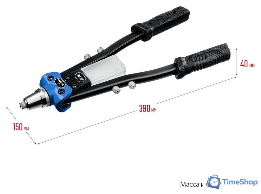 Заклепочник Зубр 311971 - Изображение №6 — Интернет-магазин Time-Shop