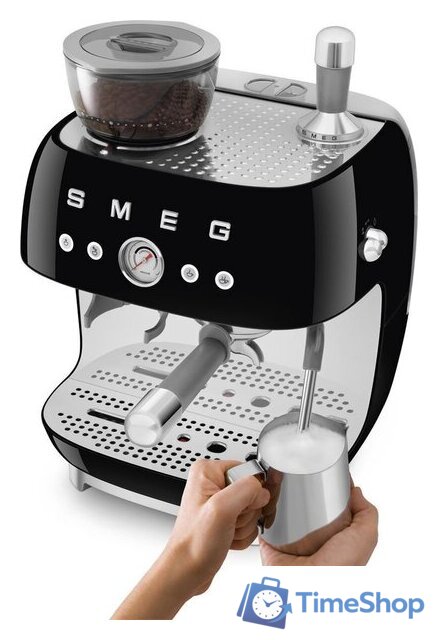 Рожковая кофеварка Smeg EGF03BLEU - Изображение №5 — Интернет-магазин Time-Shop
