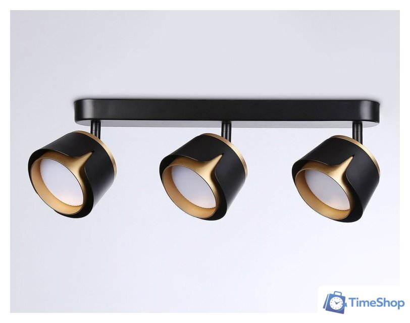 Спот Ambrella light Techno spot TN71237/3 BK/GD - Изображение №2 — Интернет-магазин Time-Shop
