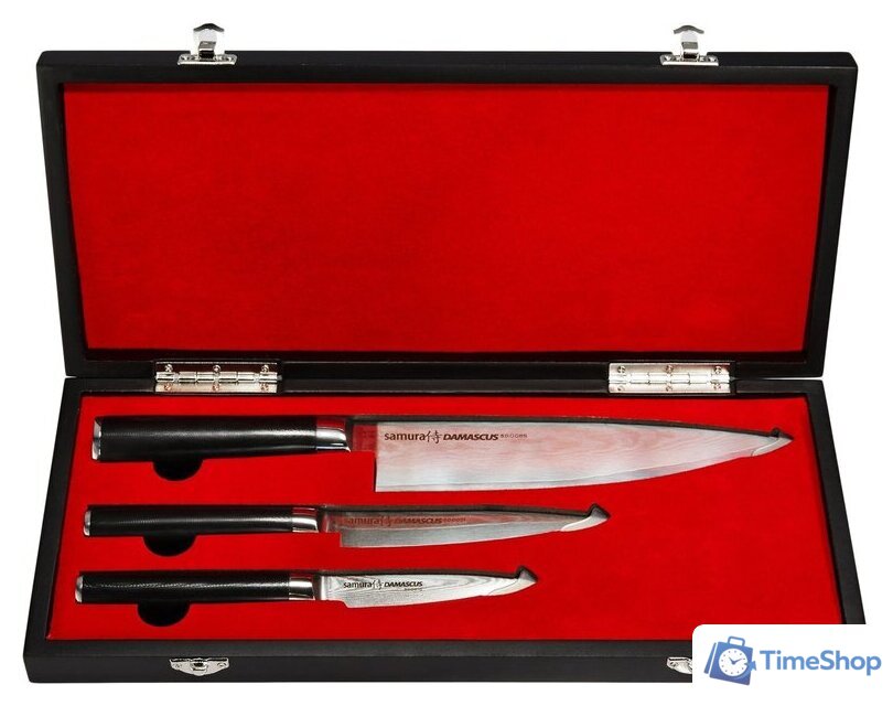 Набор ножей Samura Damascus SD-0220 - Изображение №5 — Интернет-магазин Time-Shop