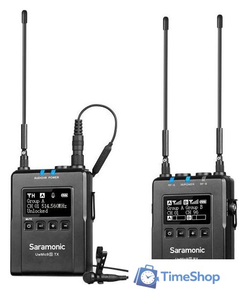 Радиосистема Saramonic UwMic9s Kit1 (TX+RX) - Изображение №1 — Интернет-магазин Time-Shop