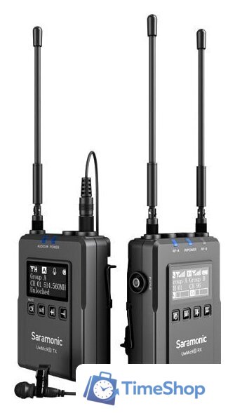 Радиосистема Saramonic UwMic9s Kit1 (TX+RX) - Изображение №2 — Интернет-магазин Time-Shop