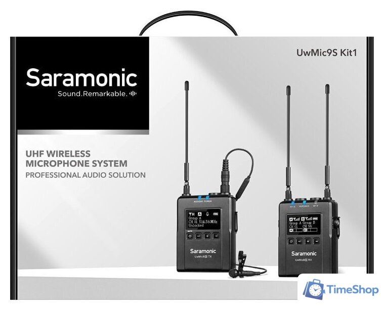 Радиосистема Saramonic UwMic9s Kit1 (TX+RX) - Изображение №5 — Интернет-магазин Time-Shop