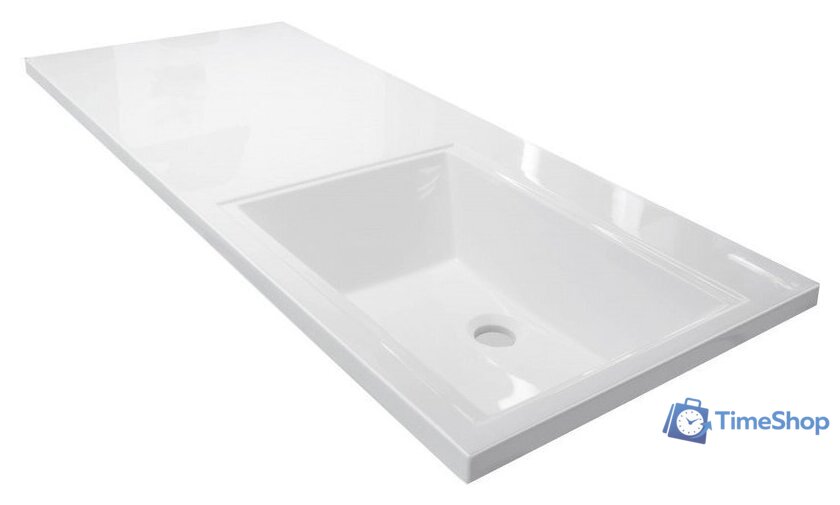 Умывальник Эстет Даллас 115, правая (белый) - Изображение №1 — Интернет-магазин Time-Shop