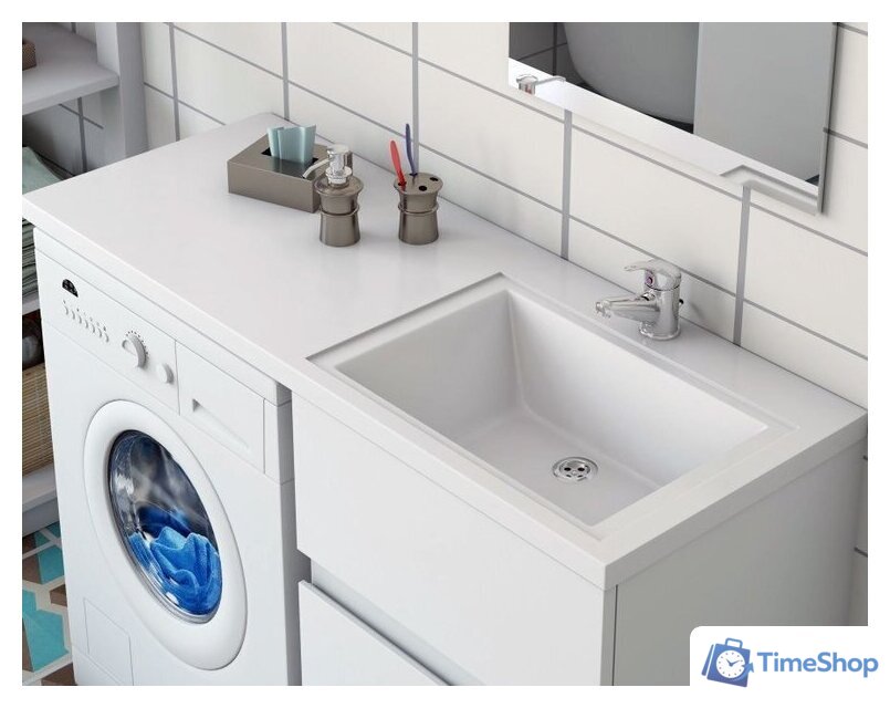 Умывальник Эстет Даллас 115, правая (белый) - Изображение №4 — Интернет-магазин Time-Shop