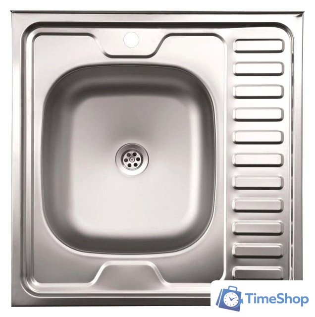 Кухонная мойка КромРус EC-409M RUS L (без сифона) - Изображение №1 — Интернет-магазин Time-Shop