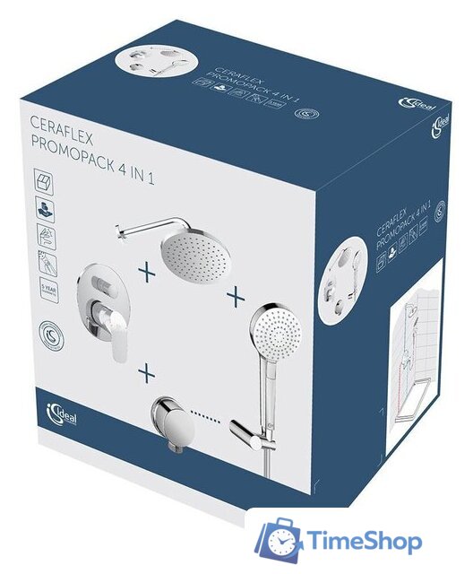Душевая система  Ideal Standard Ceraflex BC447AA - Изображение №4 — Интернет-магазин Time-Shop