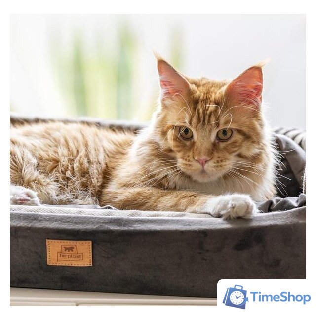 Лежак Ferplast Harris 80 83788012 (коричневый) - Изображение №7 — Интернет-магазин Time-Shop