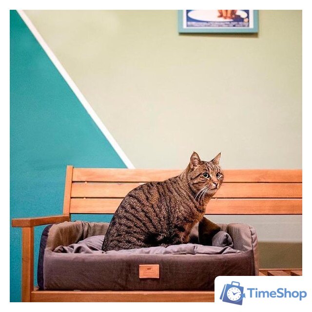 Лежак Ferplast Harris 80 83788012 (коричневый) - Изображение №5 — Интернет-магазин Time-Shop