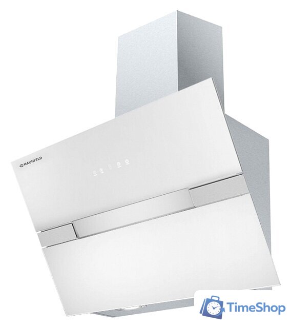 Кухонная вытяжка MAUNFELD Mersey 60 (нержавеющая сталь/белое стекло) - Изображение №1 — Интернет-магазин Time-Shop