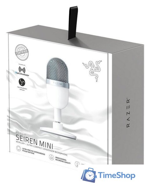 Проводной микрофон Razer Seiren Mini Mercury White - Изображение №4 — Интернет-магазин Time-Shop