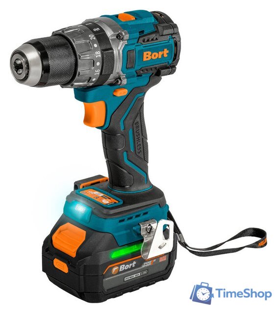 Ударная дрель-шуруповерт Bort BAB-21U 93414837 (с 2-мя АКБ, кейс) - Изображение №1 — Интернет-магазин Time-Shop