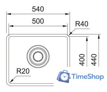 Кухонная мойка Franke Maris Quiet MQX 110-50 122.0694.477 - Изображение №9 — Интернет-магазин Time-Shop