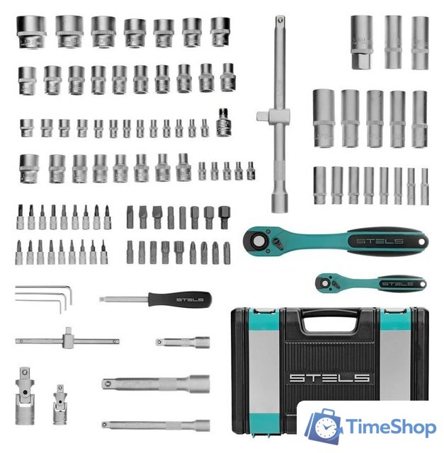 Универсальный набор инструментов Stels 14122 (109 предметов) - Изображение №1 — Интернет-магазин Time-Shop