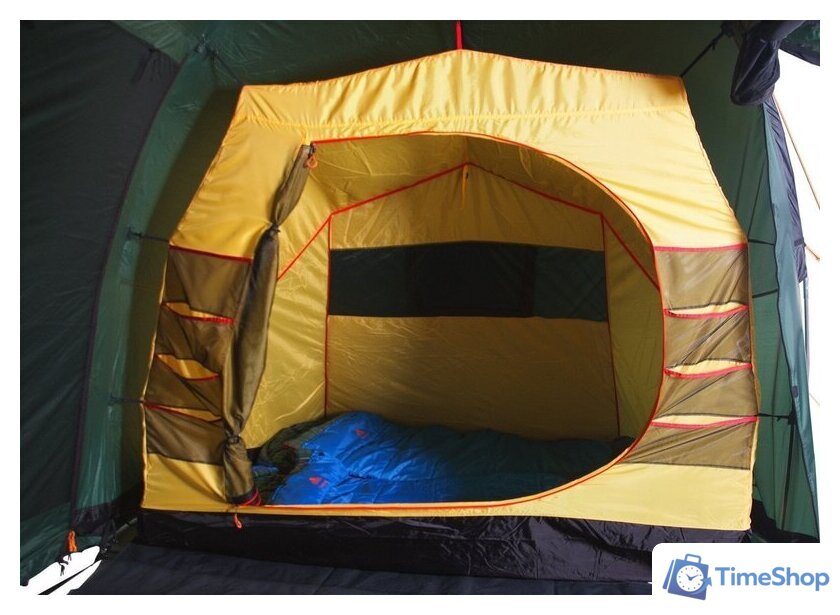 Кемпинговая палатка AlexikA Maxima 6 Luxe (зеленый) - Изображение №6 — Интернет-магазин Time-Shop