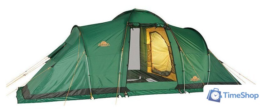 Кемпинговая палатка AlexikA Maxima 6 Luxe (зеленый) - Изображение №1 — Интернет-магазин Time-Shop