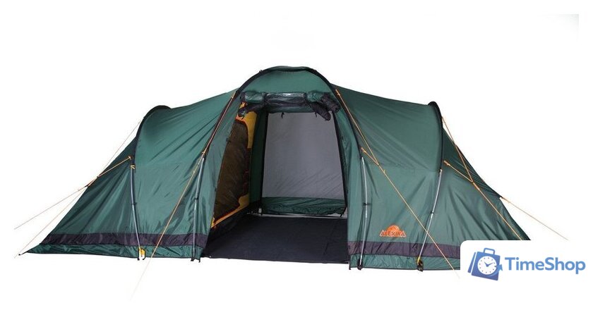 Кемпинговая палатка AlexikA Maxima 6 Luxe (зеленый) - Изображение №3 — Интернет-магазин Time-Shop