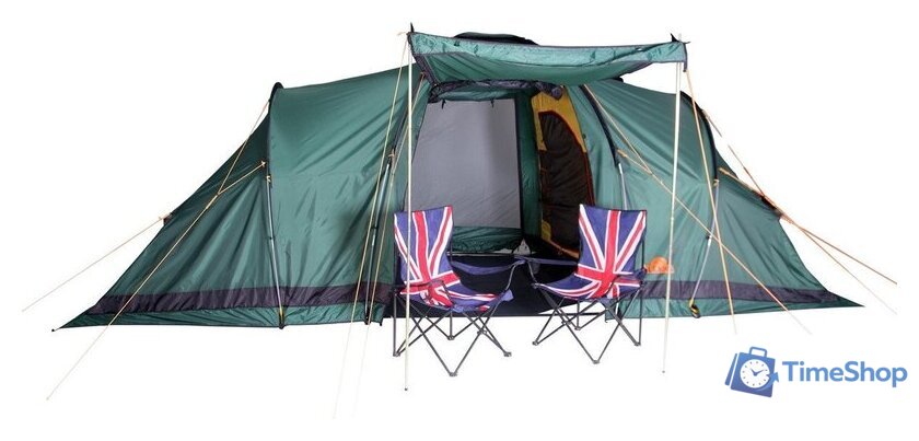 Кемпинговая палатка AlexikA Maxima 6 Luxe (зеленый) - Изображение №4 — Интернет-магазин Time-Shop