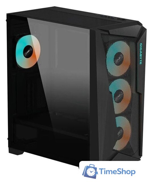 Корпус Gigabyte C301 Glass V2 (черный) - Изображение №2 — Интернет-магазин Time-Shop