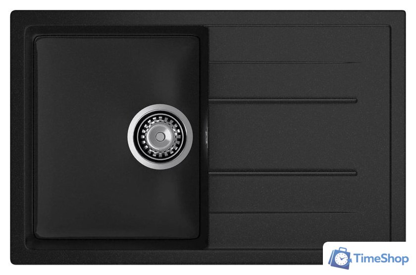 Кухонная мойка GranFest Quadro 780L (черный) - Изображение №1 — Интернет-магазин Time-Shop