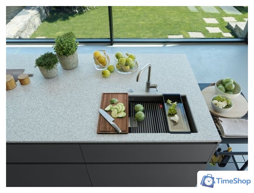 Кухонная мойка Franke Kanon KNG 160-46-21 125.0633.004 (матовый черный) - Изображение №3 — Интернет-магазин Time-Shop