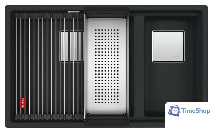 Кухонная мойка Franke Kanon KNG 160-46-21 125.0633.004 (матовый черный) - Изображение №1 — Интернет-магазин Time-Shop