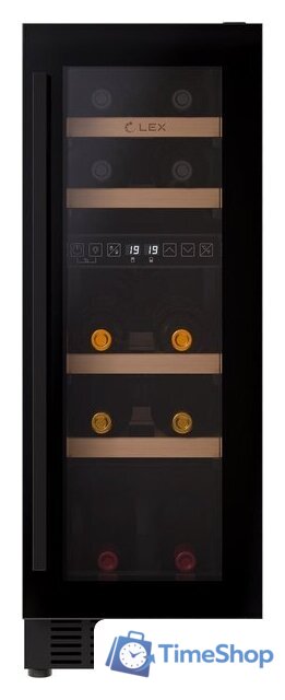 Винный шкаф LEX LWD3017BL Dual Zone - Изображение №3 — Интернет-магазин Time-Shop