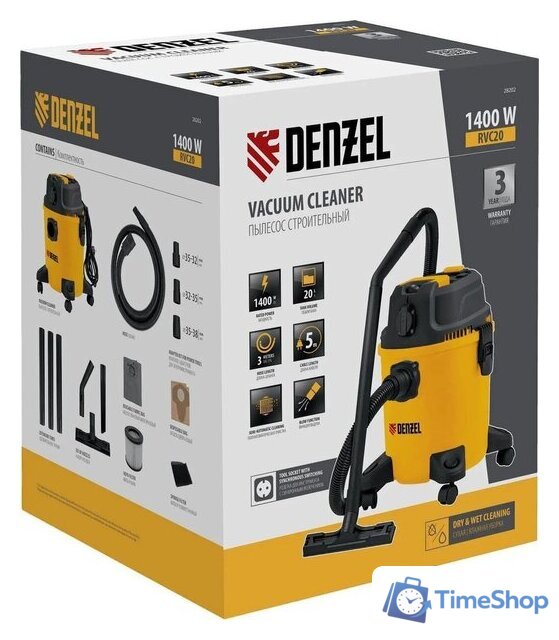 Пылесос Denzel RVC20 - Изображение №15 — Интернет-магазин Time-Shop