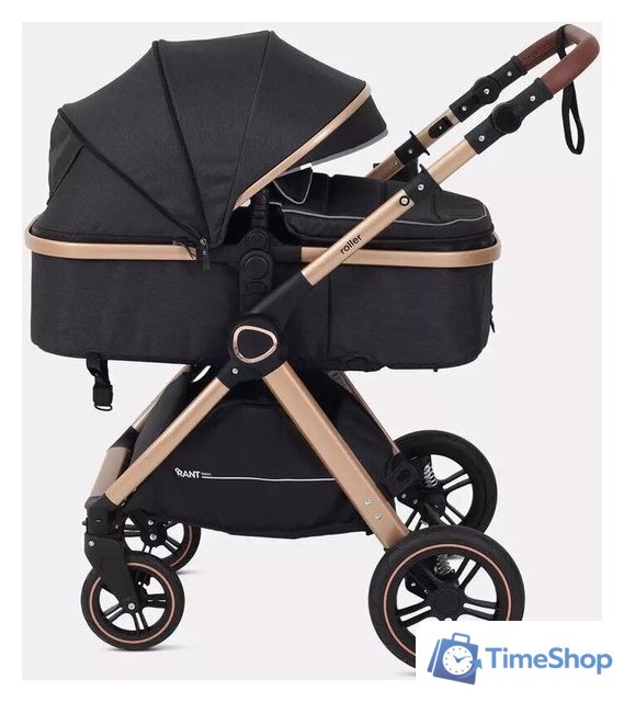 Универсальная коляска Rant Basic Roller Gold RA161 (2 в 1, black) - Изображение №16 — Интернет-магазин Time-Shop