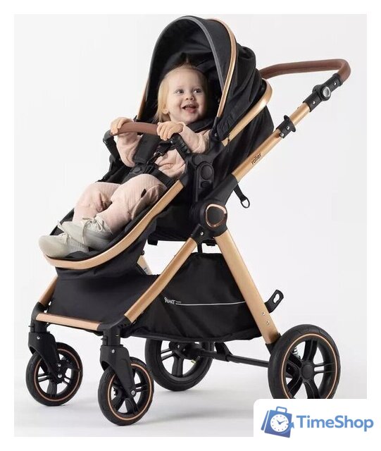 Универсальная коляска Rant Basic Roller Gold RA161 (2 в 1, black) - Изображение №35 — Интернет-магазин Time-Shop