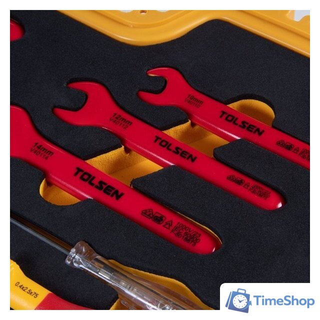 Универсальный набор инструментов Tolsen TTV83718 (18 предметов) - Изображение №6 — Интернет-магазин Time-Shop