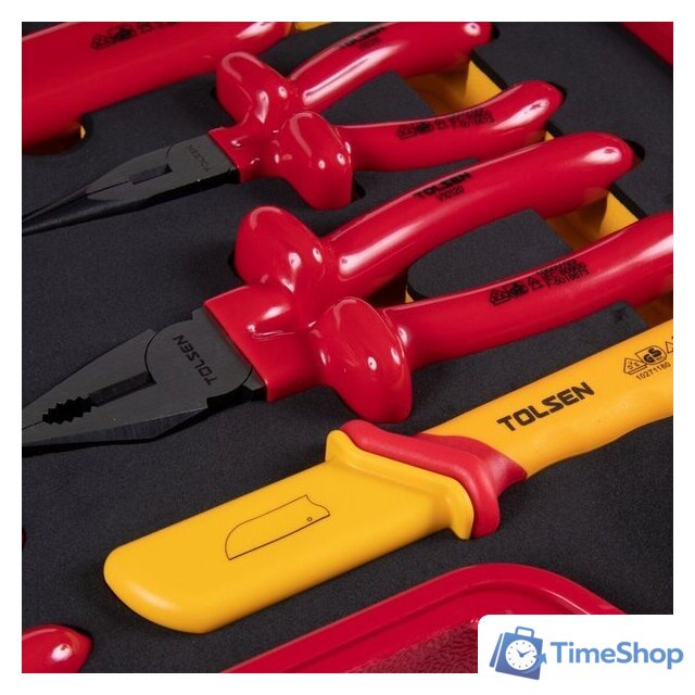 Универсальный набор инструментов Tolsen TTV83718 (18 предметов) - Изображение №3 — Интернет-магазин Time-Shop