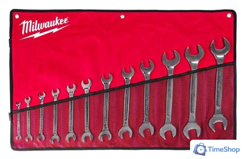 Набор ключей Milwaukee 4932492714 (12 предметов) - Изображение №1 — Интернет-магазин Time-Shop