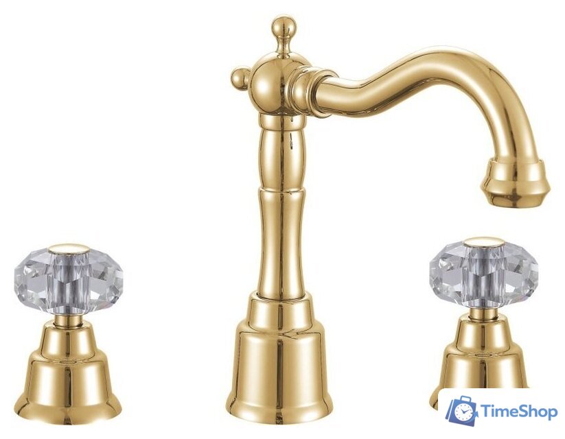 Смеситель Ganzer Konstantin GZ 09015E (золотой) - Изображение №1 — Интернет-магазин Time-Shop