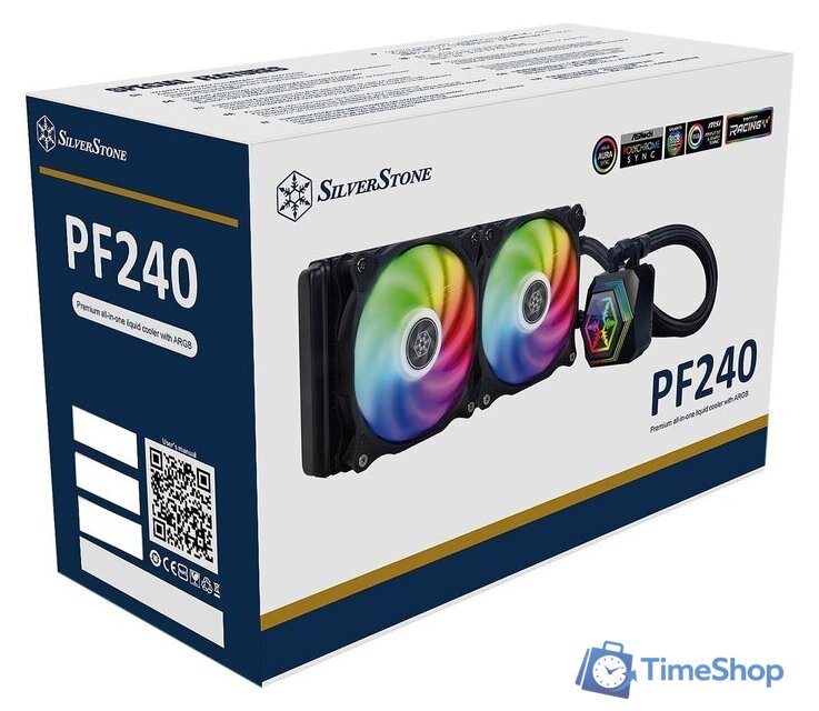 Система жидкостного охлаждения для процессора SilverStone PF240-ARGB V2 - Изображение №13 — Интернет-магазин Time-Shop