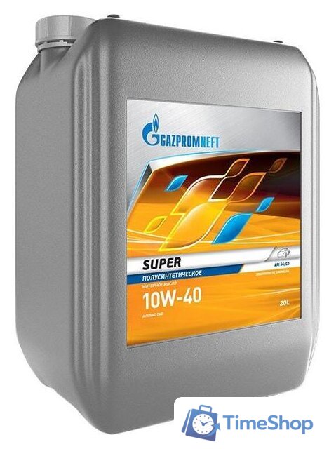 Моторное масло Gazpromneft Super 10W-40 20л - Изображение №1 — Интернет-магазин Time-Shop