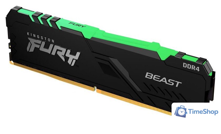 Оперативная память Kingston FURY Beast RGB 16GB DDR4 PC4-28800 KF436C18BBA/16 - Изображение №1 — Интернет-магазин Time-Shop