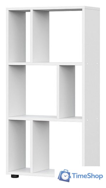 Стеллаж NN мебель Токио 00-00106116 (белый текстурный) - Изображение №1 — Интернет-магазин Time-Shop