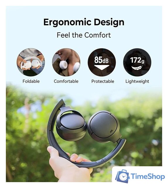 Наушники Edifier WH500 (черный) - Изображение №4 — Интернет-магазин Time-Shop