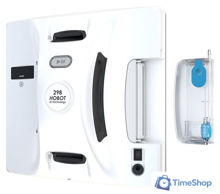 Робот для мытья окон Hobot 298 Ultrasonic (белый) - Изображение №2 — Интернет-магазин Time-Shop